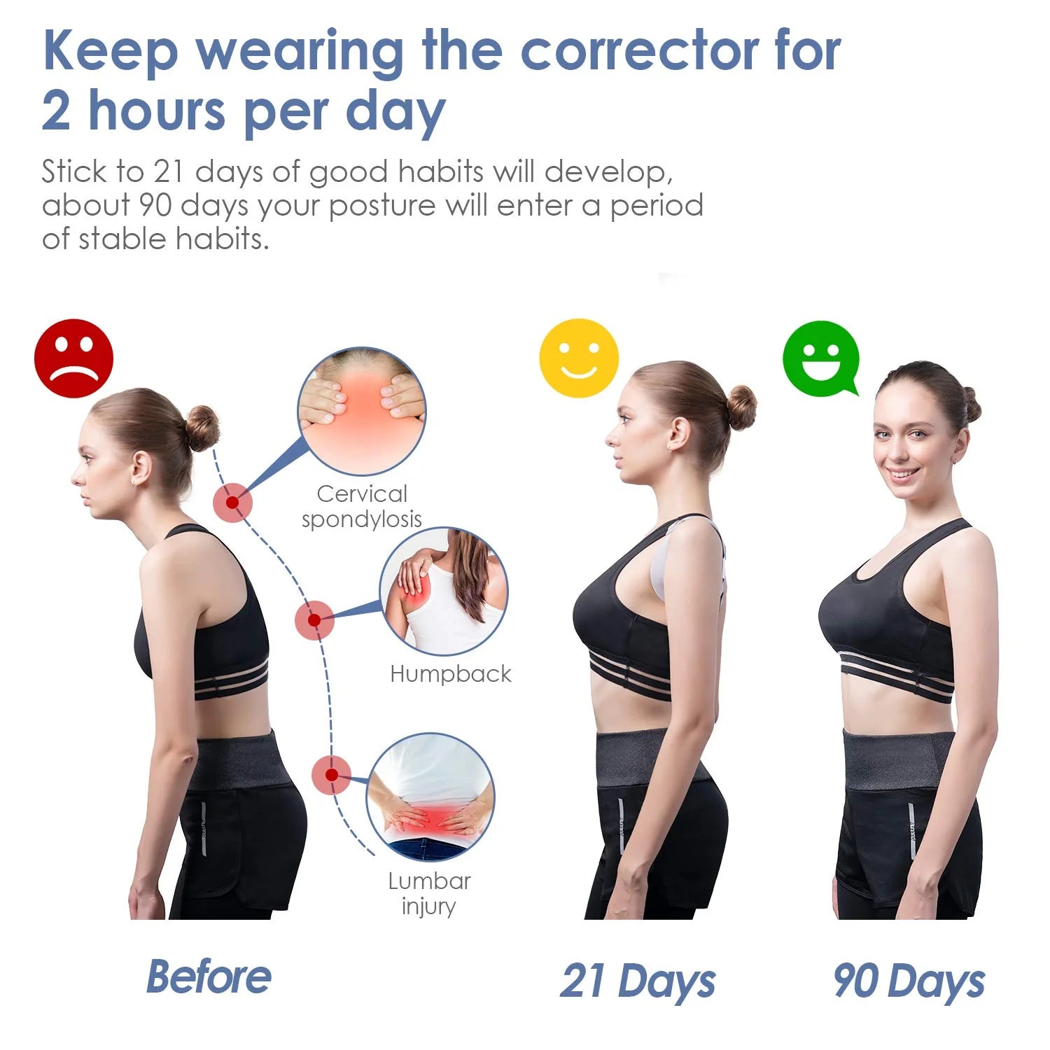 Adjustable Smart Back Posture Corrector
